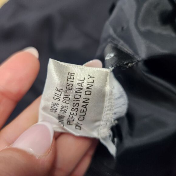 Maria Cher contrast minimalist black white top blouse size 2 - CL - Picture 5 of 14